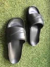 Premium Leather-Look Slides