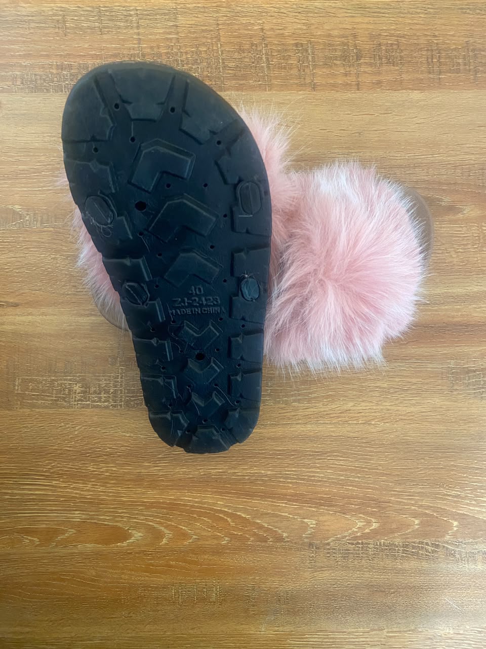 Fashion Fluffy Faux Fur Slides – Women's