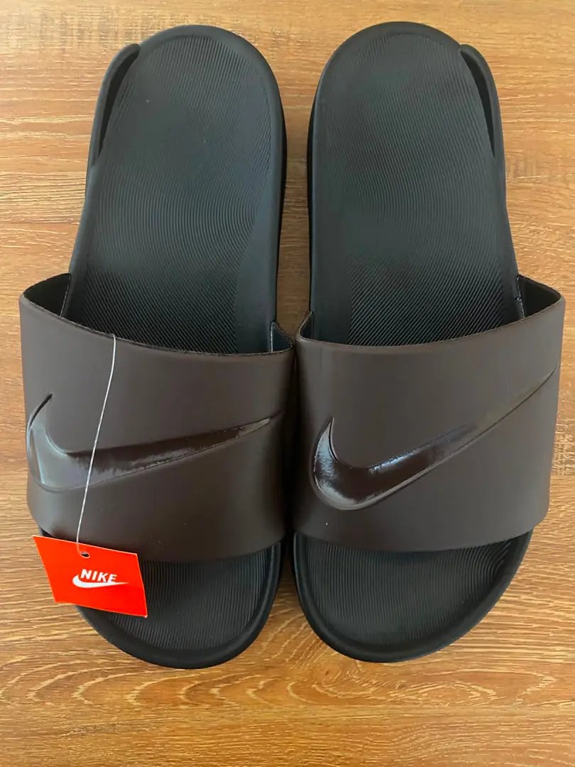 Premium Leather-Look Slides
