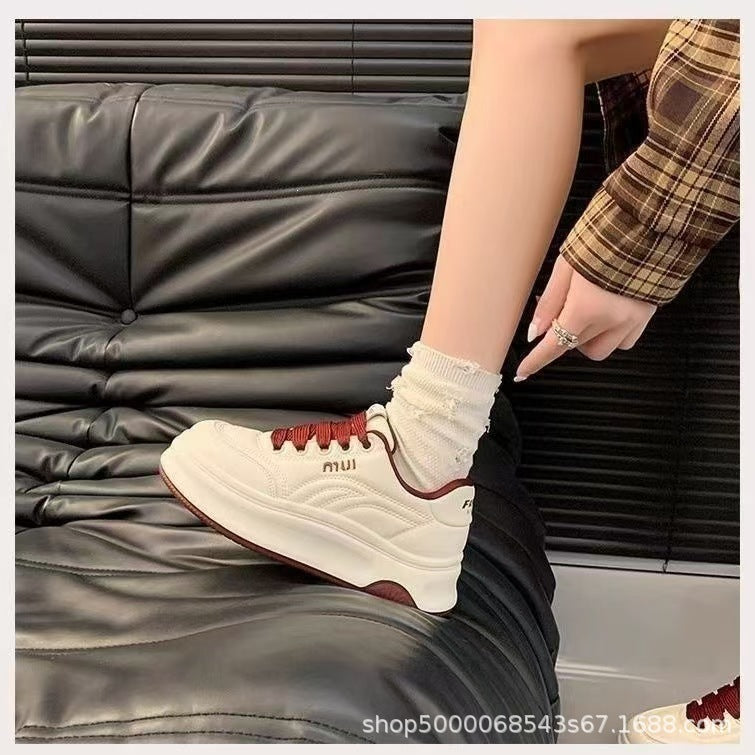 Women's Fabric Casual Sneakers with Warm Lining