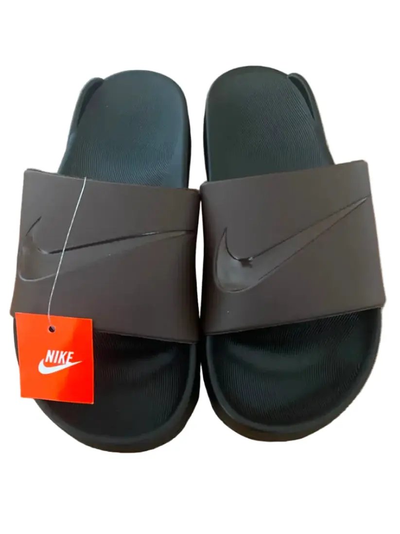 Premium Leather-Look Slides
