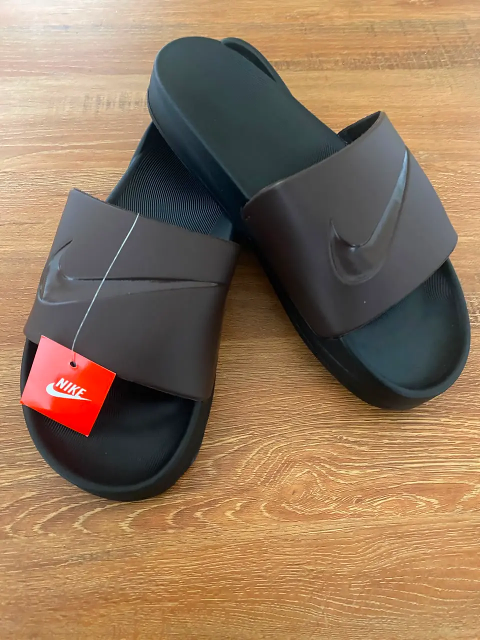 Premium Leather-Look Slides