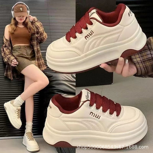 Women's Fabric Casual Sneakers with Warm Lining