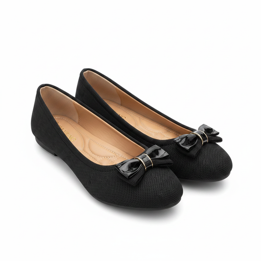 Tana Classic Bow Ballet Flats – Clean Product Shot